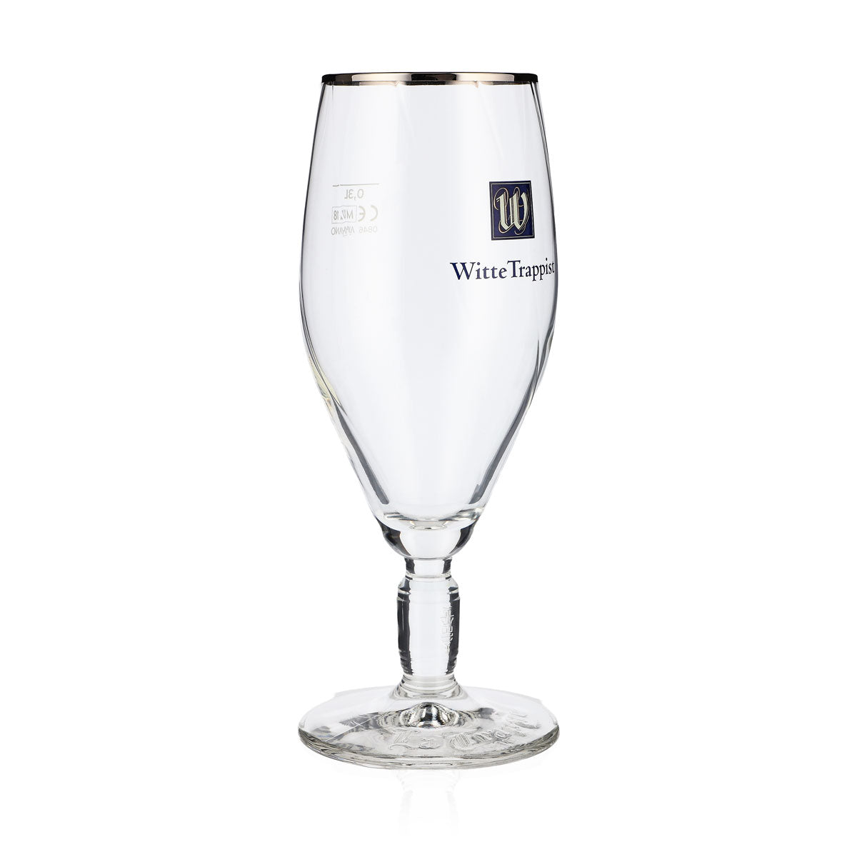 6 verres à bière La Trappe 0,3 l Verres à bière Relief dans le pied Coupe Bord doré – Vue 3