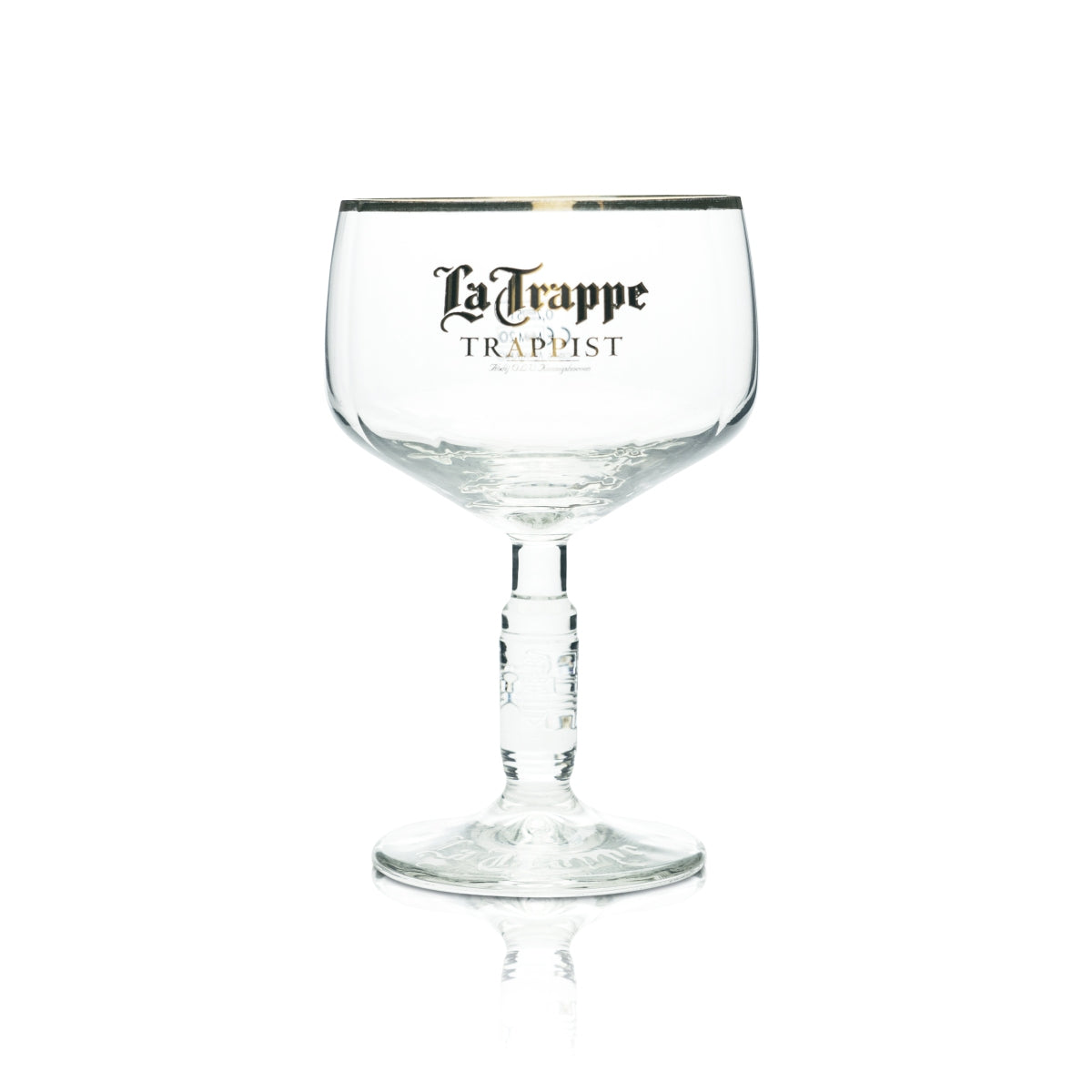 6 verres à bière La Trappe Verres à bière 0,25 l Bord doré – Vue 2