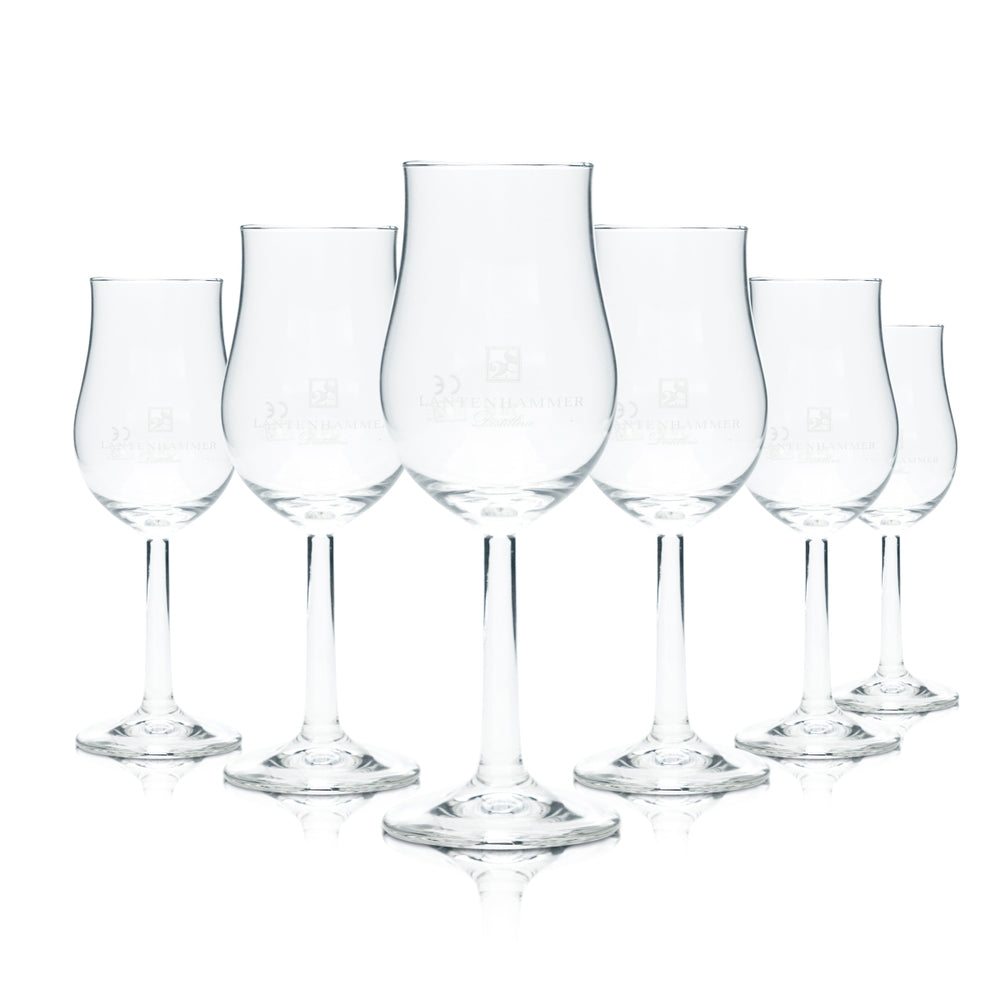 6 verres à dégustation Lantenhammer 0,1 l pour eaux-de-vie fines, distillerie gastronomique