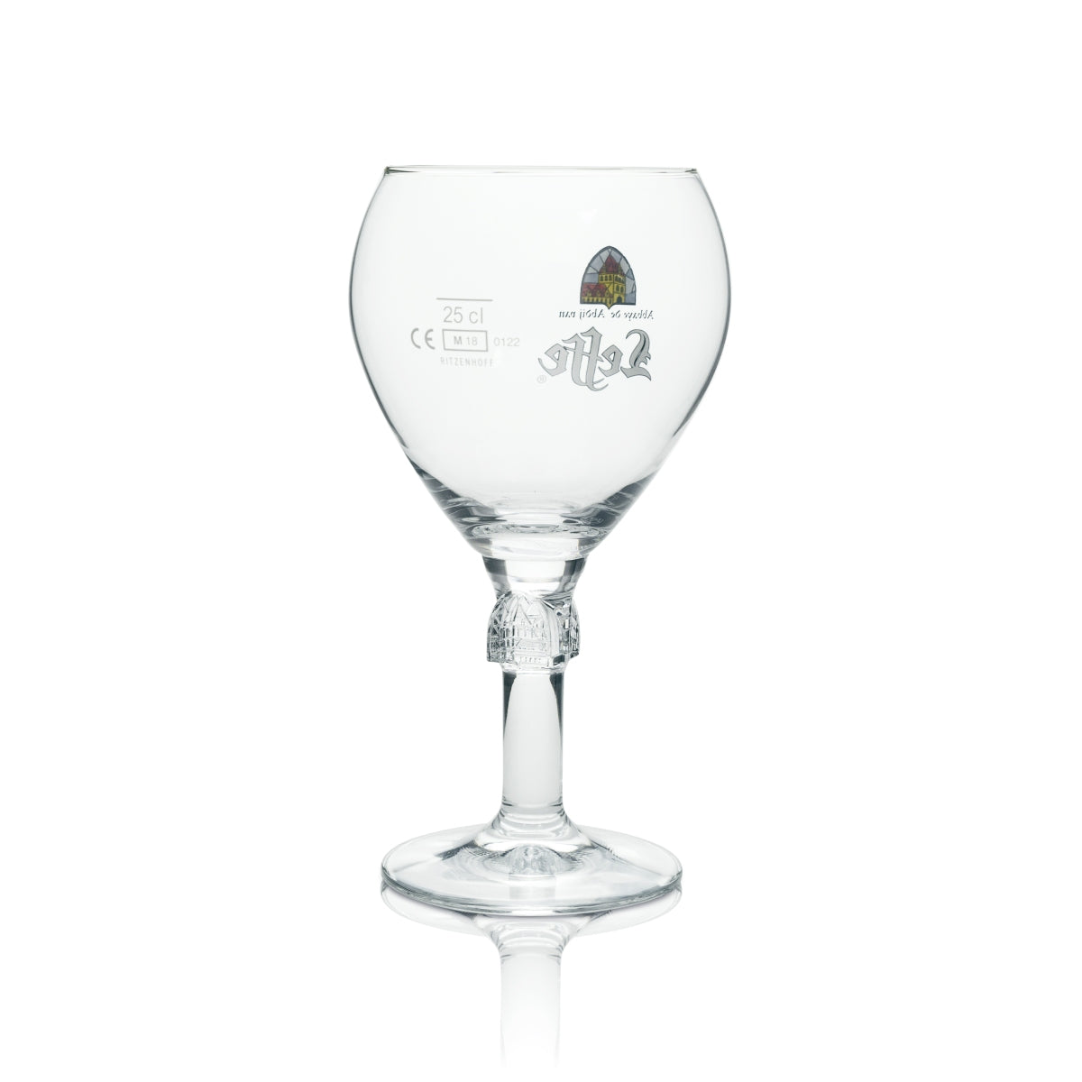 6x verre à bière Leffe 0,25 l Nouveau Verres à pied Bière d'abbaye Belgique Bar Drinks – Vue 3
