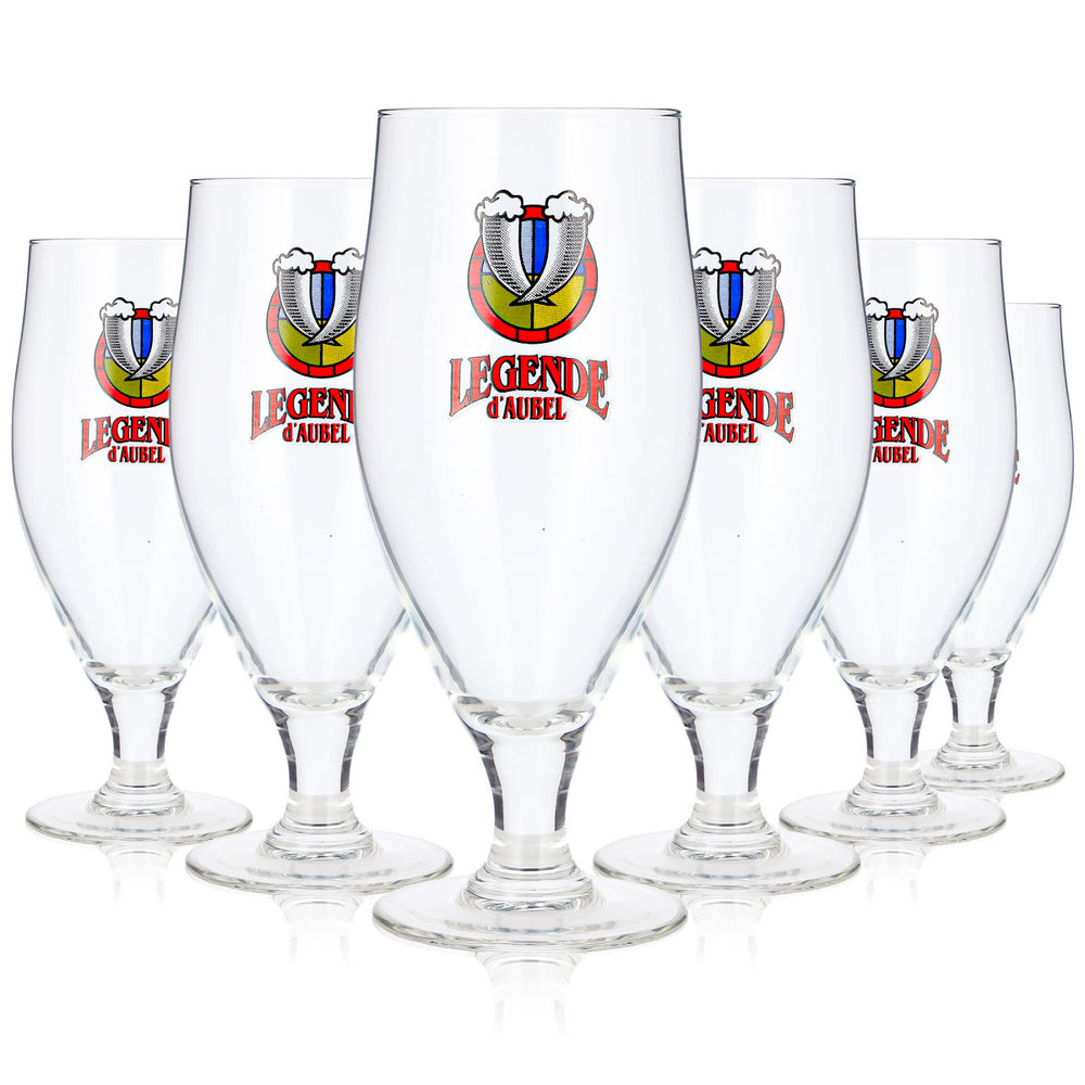 6 verres à bière « Legende d'Aubel » 0,5 l Luminarc Cervoise (lot de 6)