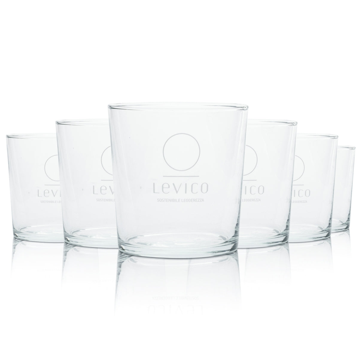 6x Levico Verre à eau 0,2 l Tumbler Gobelet Verres à soda Verres à eau minérale Verres à jus Source Acqua