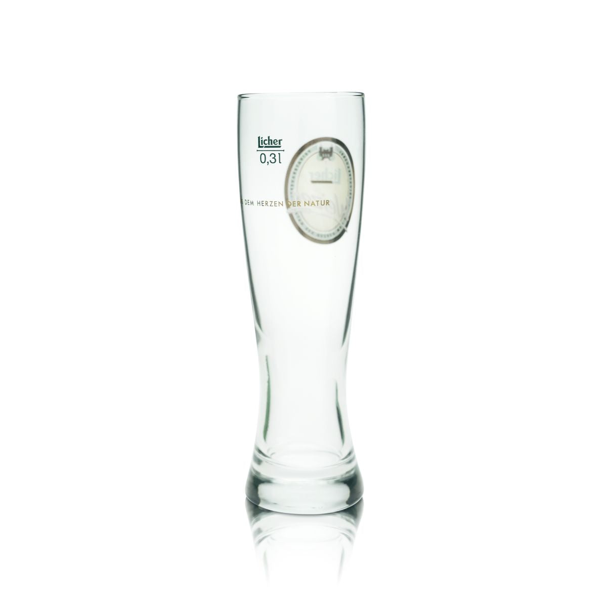 6 verres à bière Licher 0,3 l Verres à bière blanche Verres Hefeweizen Set Brasserie Gastronomie Chêne – Vue 3