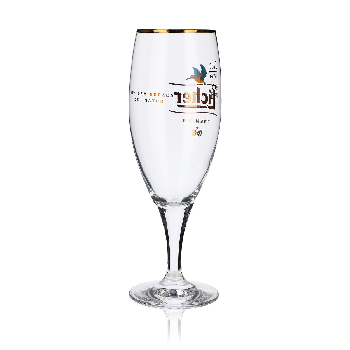 6 verres à bière Licher en forme de coupe 0,4 l Colibri « Au cœur de la nature » Noblesse – Vue 4