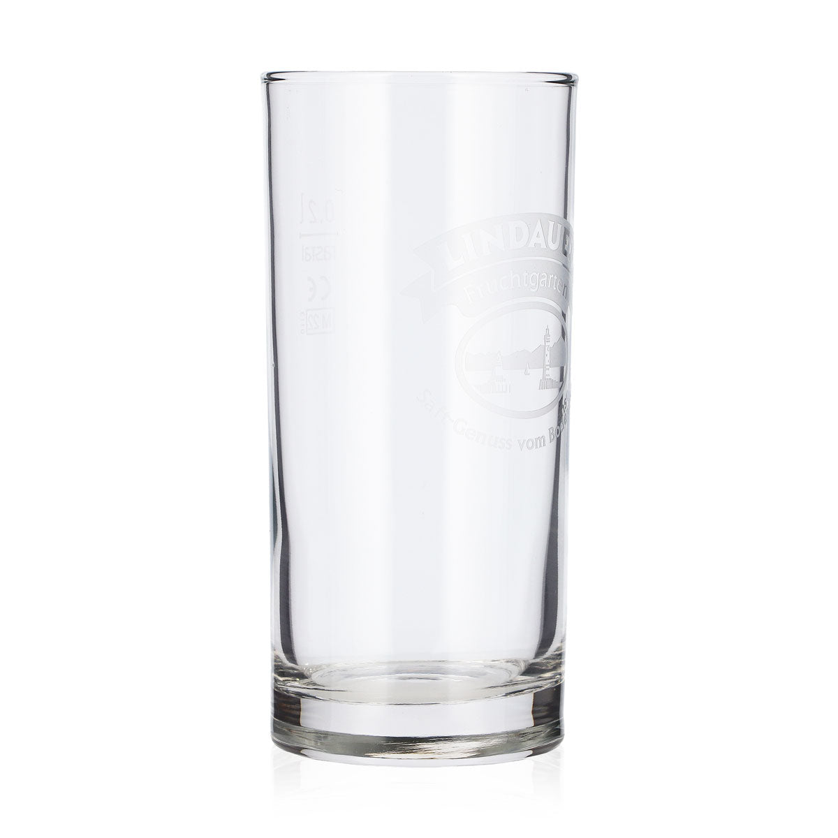 6 verres à jus Lindauer de 0,2 l avec logo, finition satinée, motif Rastal Amsterdam (lot de 6) – Vue 3
