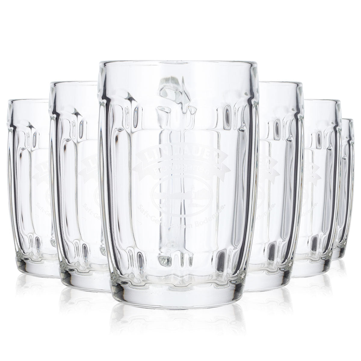 6 verres à jus Lindauer de 0,3 l, modèle « Fruchtgarten Rastal » (verre à jus / verre à boire)