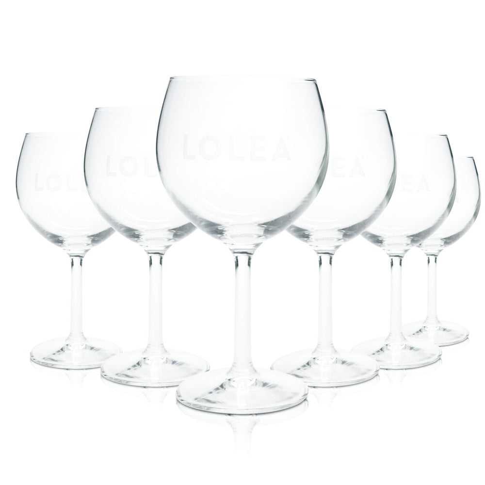 6x Lolea Verre 0,47 l Sangria Verres ballons Verres à pied Verres à cocktail Verres à long drink