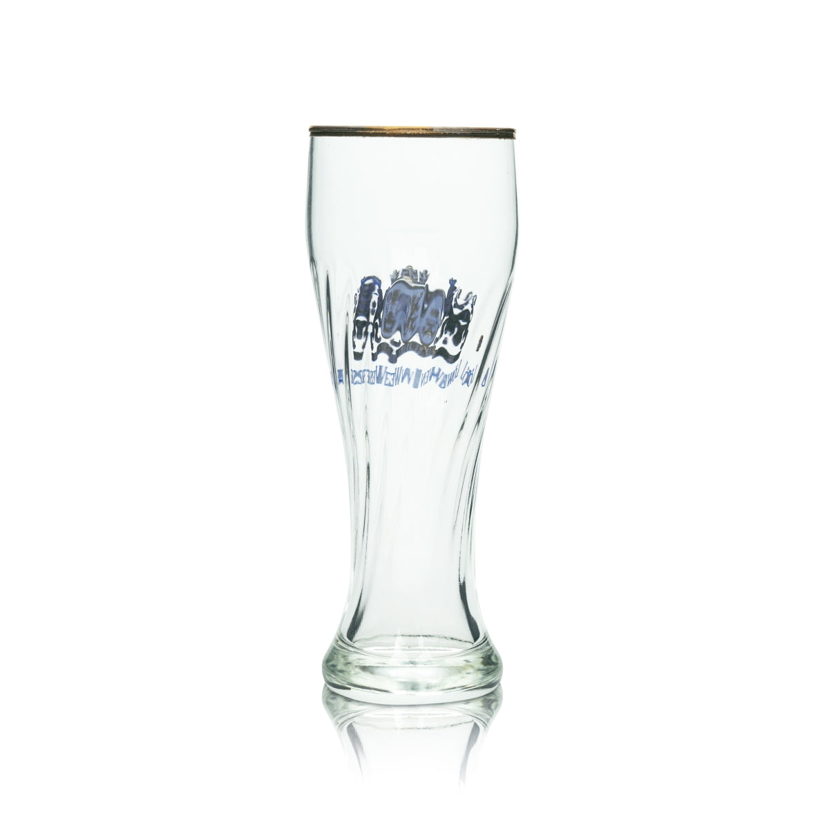6 verres à bière Löwen Weisse 0,3 l, bière blanche, levure, verres à bière, coupe, bord doré – Vue 3