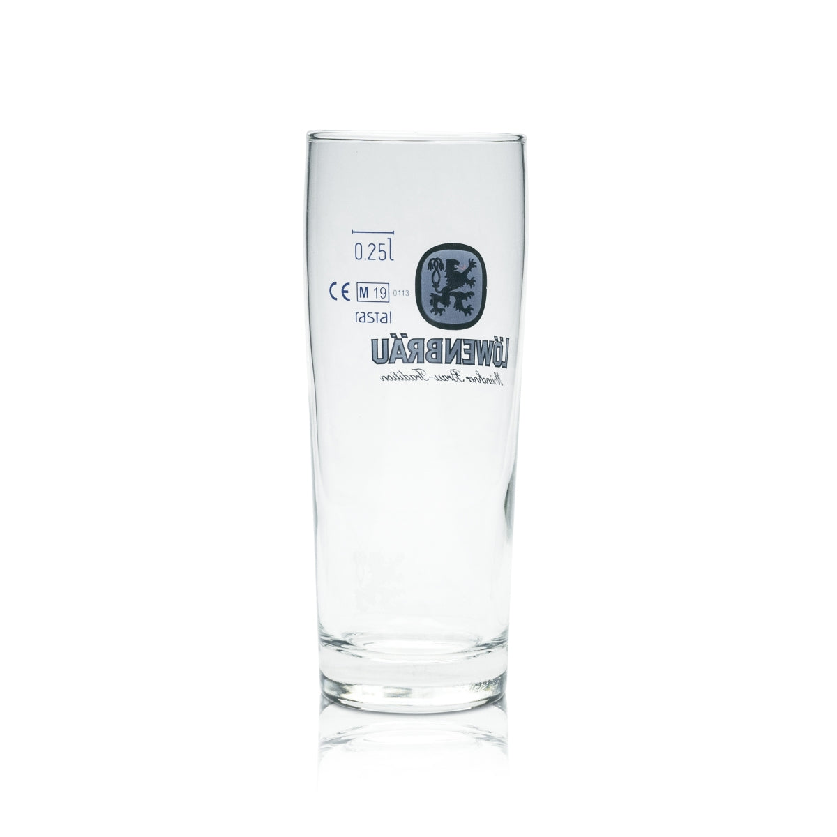 6 verres à bière Löwenbräu 0,25 l Willi Becher Rastal Verres Tumbler Bavière Beer Bar – Vue 3