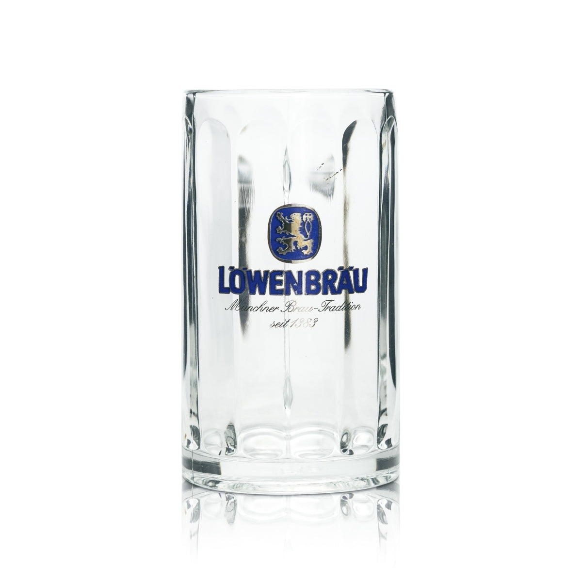 6 verres à bière Löwenbräu 0,4 l, chopes Rastal Seidel, verres à anse, chopes à bière, brasserie – Vue 2