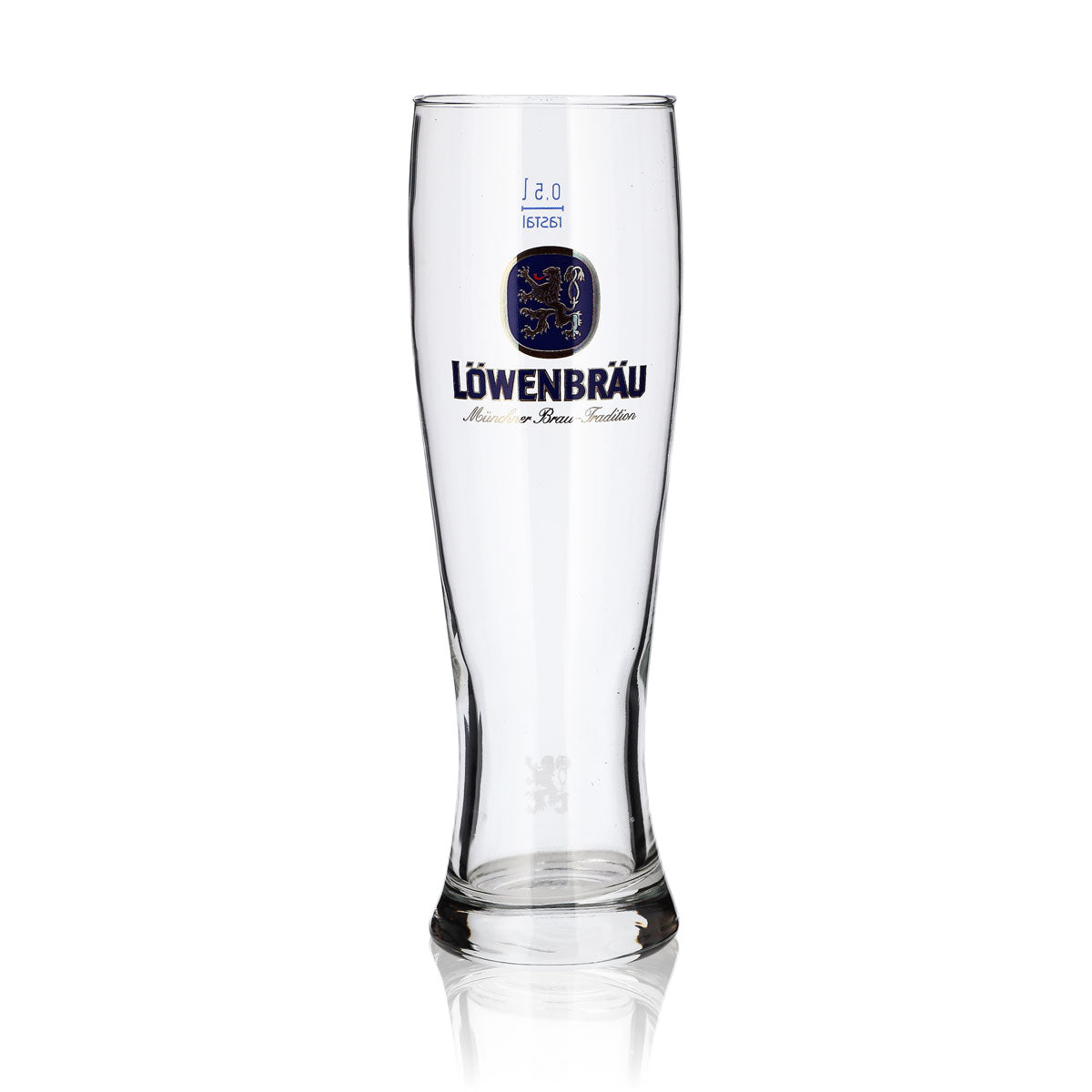 6 verres Löwenbräu 0,5 l Verres à bière blanche Verres à bière de blé Set Brasserie Bavière – Vue 2