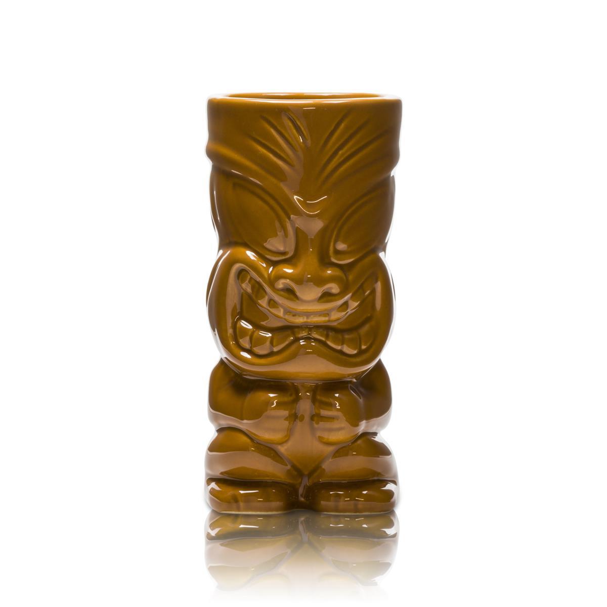 6x gobelets en terre cuite Mahiki Rum multicolores 2 verts + 2 marron + 1 rouge + 1 jaune – Vue 4
