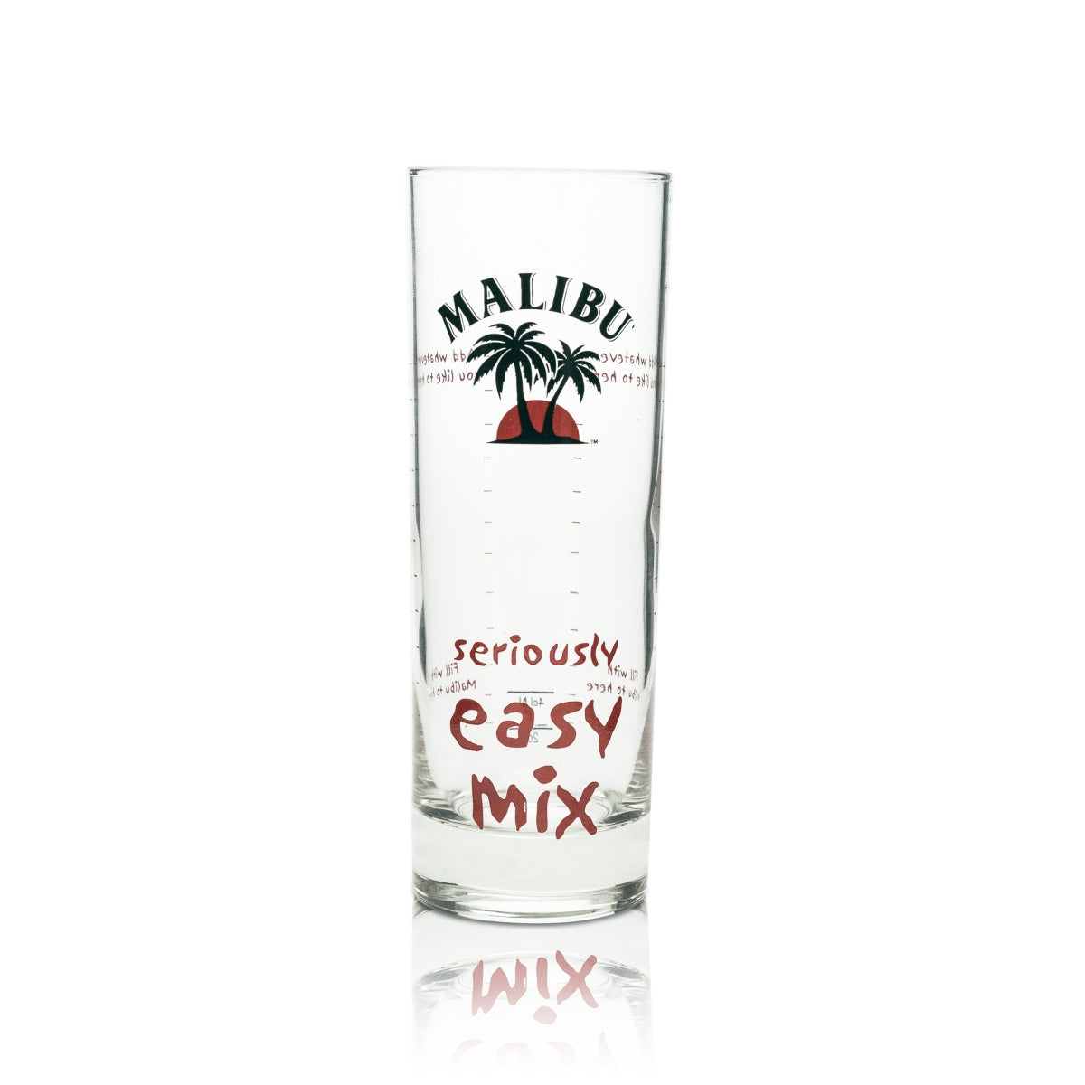 6 verres à liqueur Malibu Longdrink seriously easy Mix – Vue 2