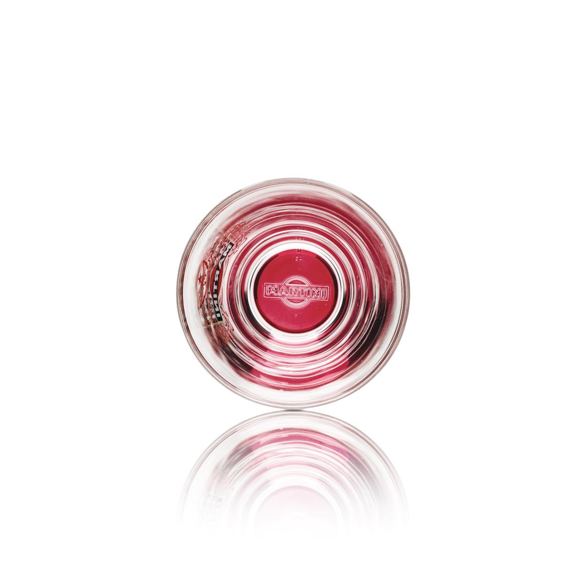 6 verres à martini Tumbler 31 cl, fond rouge – Vue 4