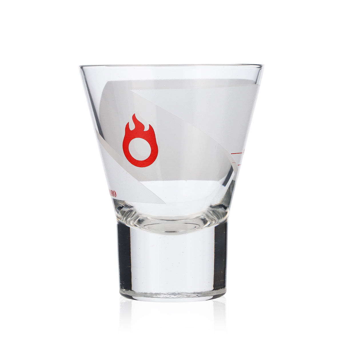 6 verres à grappa Marzadro 4 cl Tumbler/gobelet Logo rouge – Vue 5