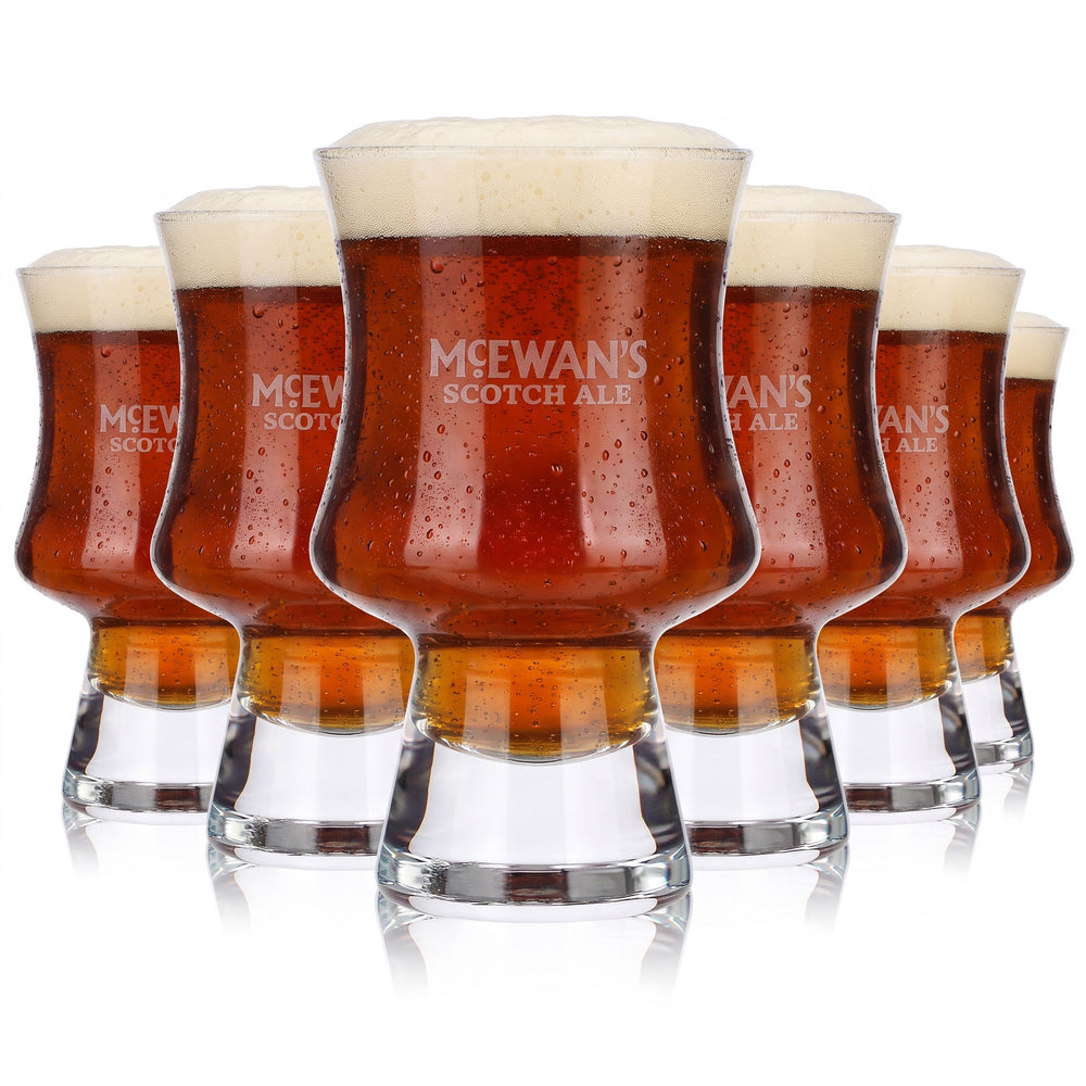 6 verres à bière McEwan’s de 0,34 l Scotch Ale (lot de 6)