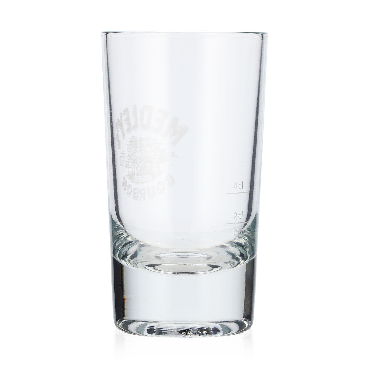 6 verres à whisky Medley's 2 cl/4 cl Verres à whisky Tumbler Logo blanc Böckling – Vue 4