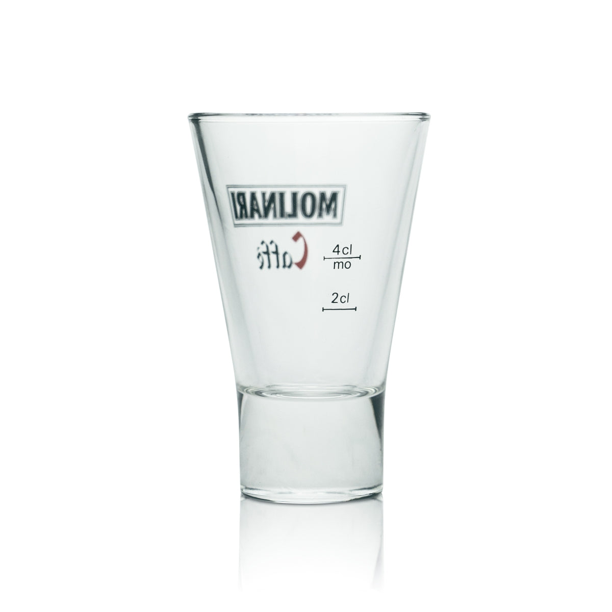 6 verres Molinari 0,13 l Tumbler Caffe Sambuca Gastro calibrés, verres à shot courts – Vue 3