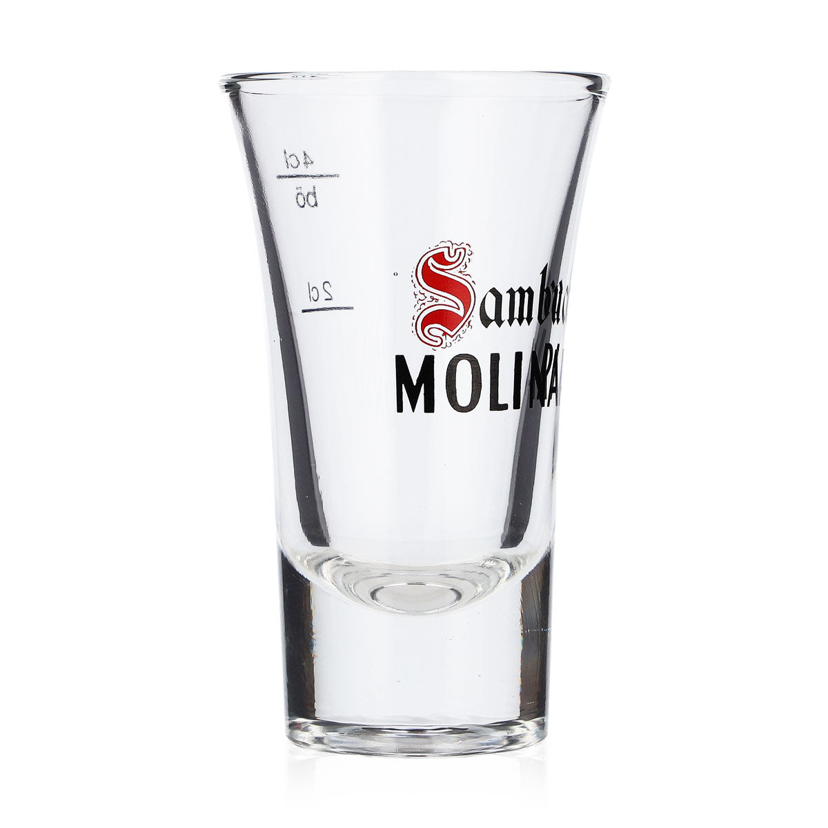 6 verres à liqueur Molinari Sambuca de 2 cl/4 cl (lot de 6) – Vue 3