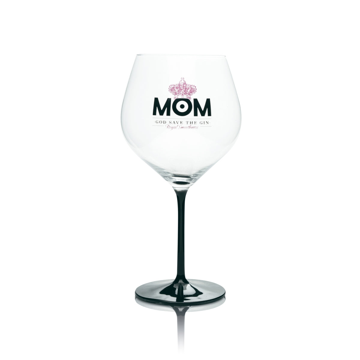 6 verres à gin MOM 0,75 l Ballon Ritzenhoff pied noir rose London Bar – Vue 2
