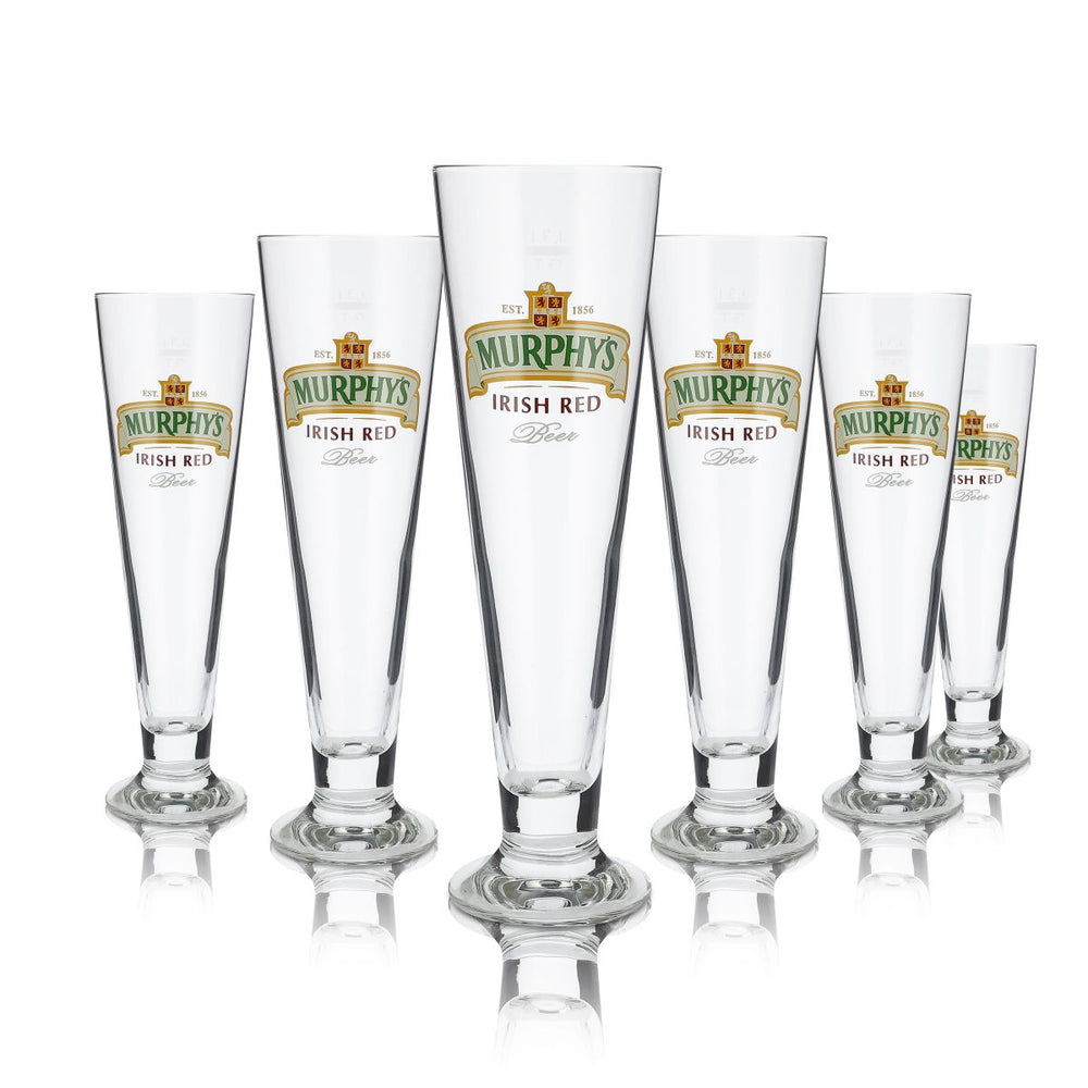 6 verres Murphy's 0,3 l Irish Stout Verres à bière tulipe Verres à bière Set Verrerie de brasserie