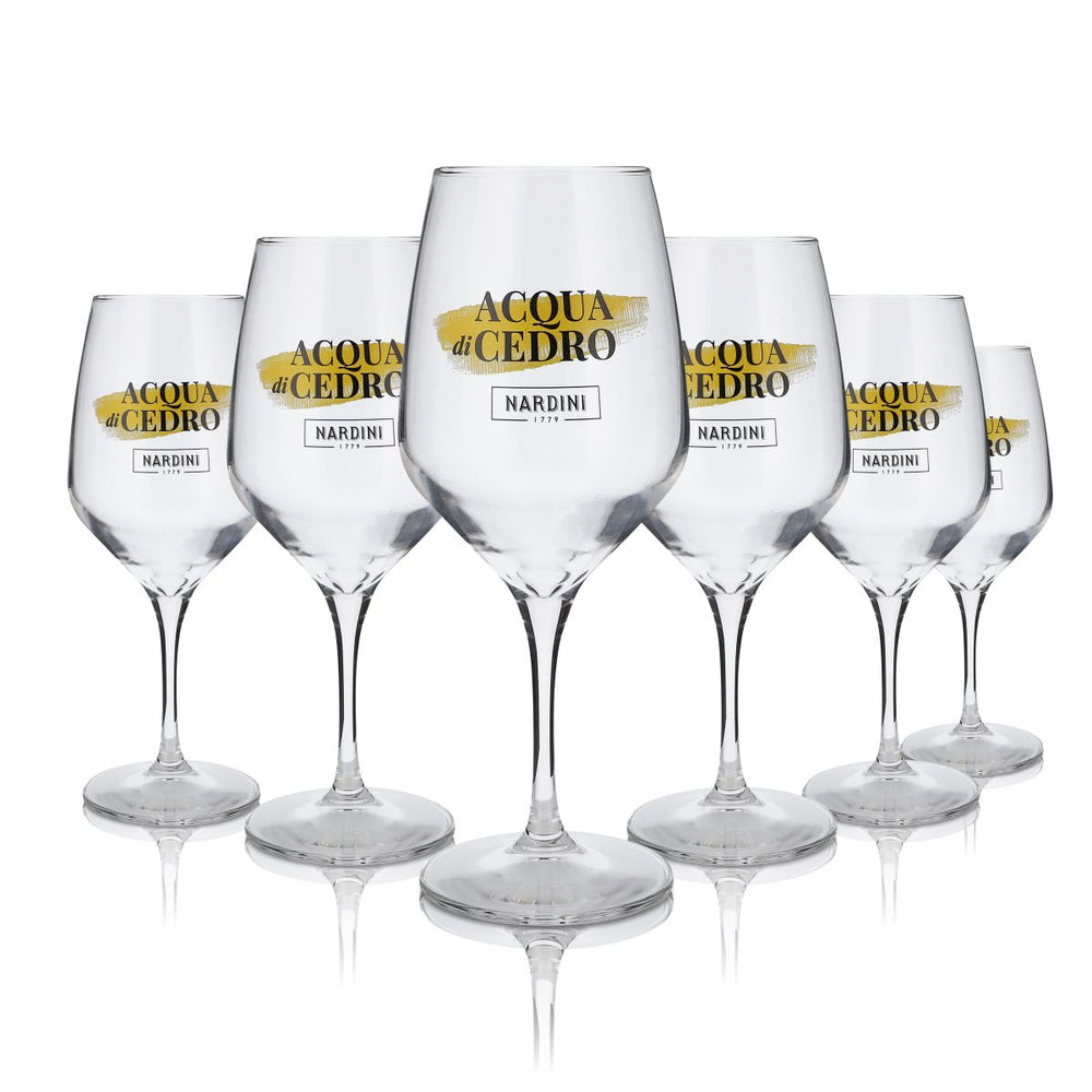 6 verres à vin Nardini 0,5 l Acqua di Cedro VDG JOB 50 Set de verres à apéritif