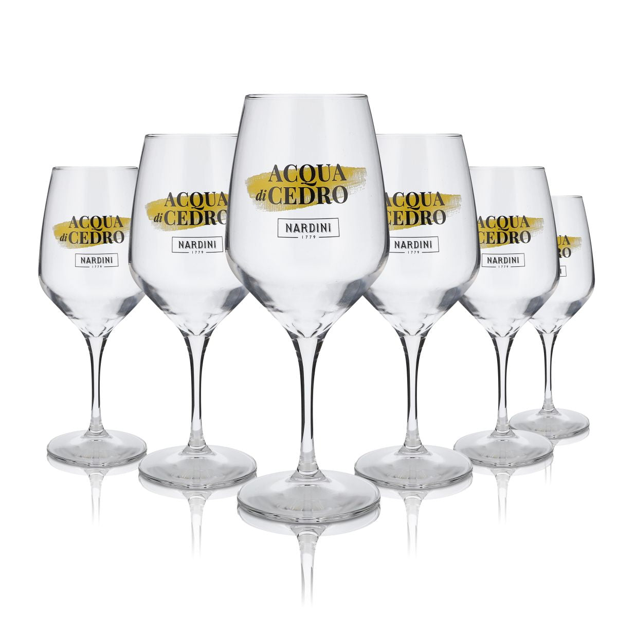6 verres à vin Nardini 0,5 l Acqua di Cedro VDG JOB 50 Set de verres à apéritif