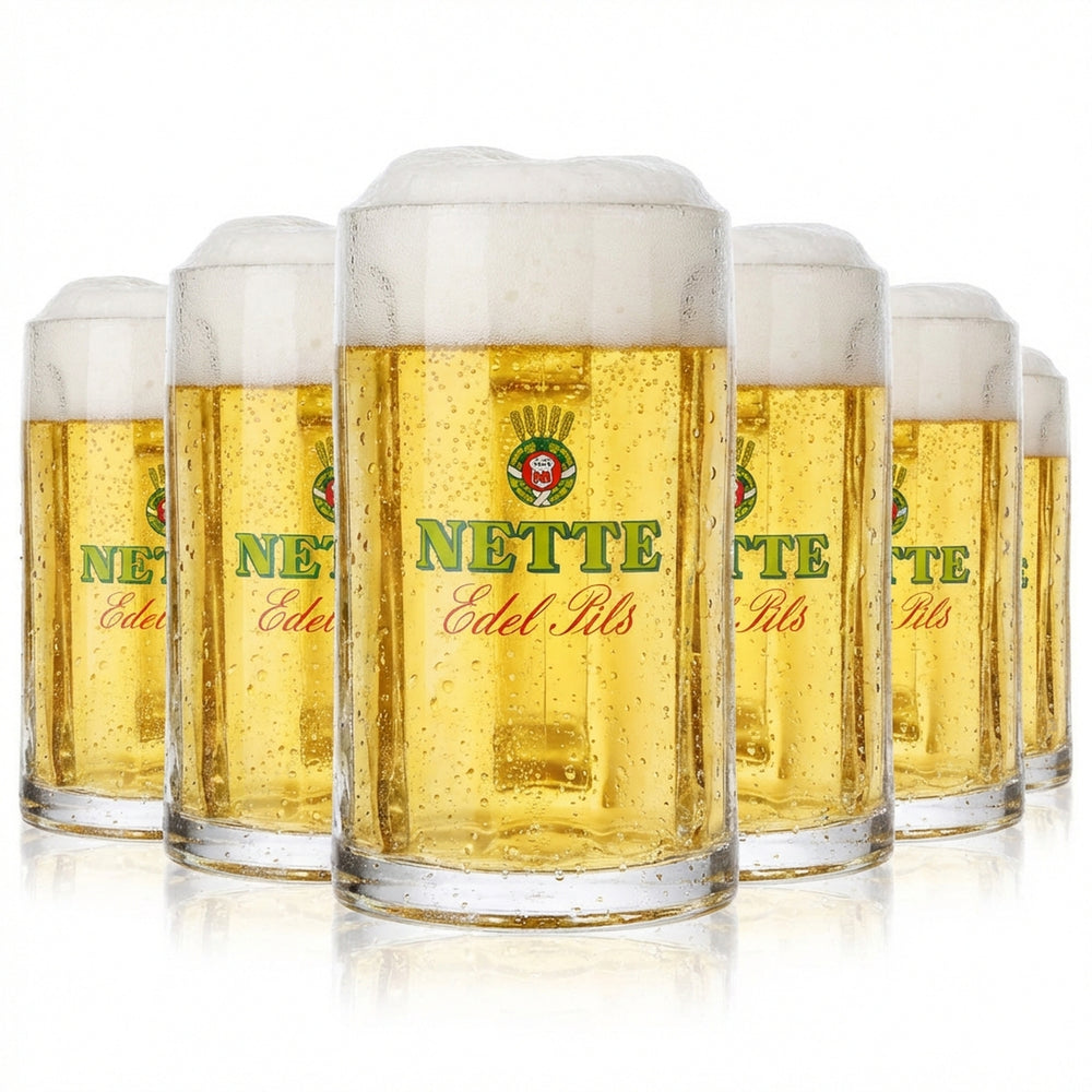 6 verres à bière Seidel 0,3 l Krug Glückauf Rastal Glückauf