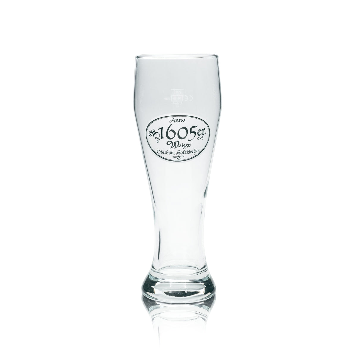 6 verres à bière Oberbräu 0,5 l 1605er Weisse Gläser Weiss Hefe Weizen Holzkirchen – Vue 2