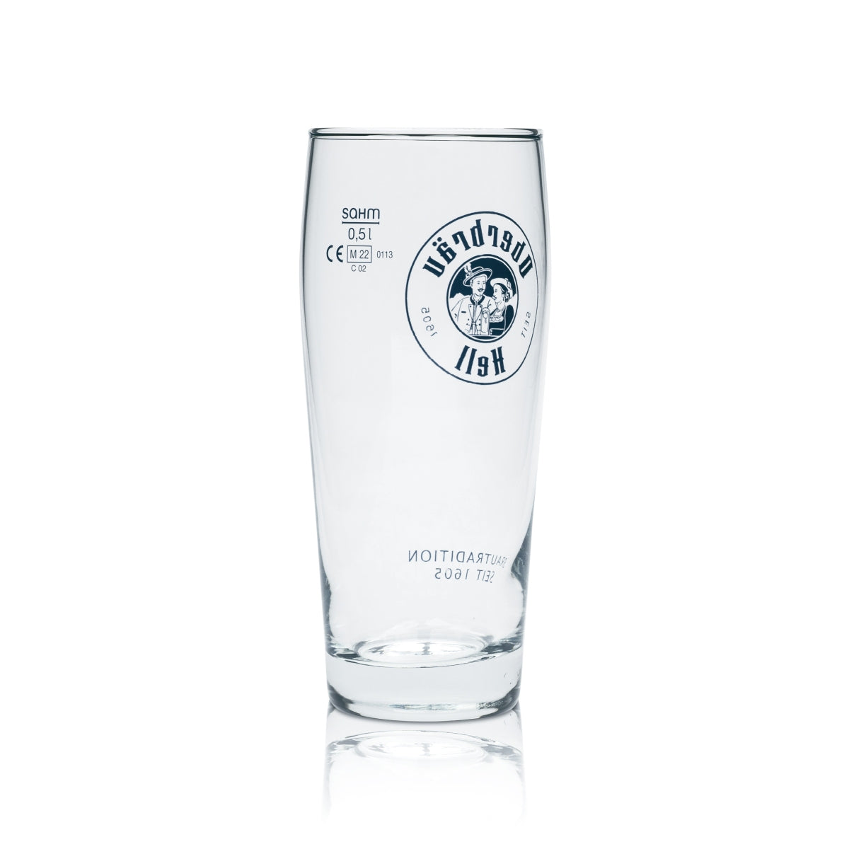 6 verres à bière Oberbräu Hell 0,5 l Willi Becher Tumbler Stange Gläser Brauerei Beer – Vue 3