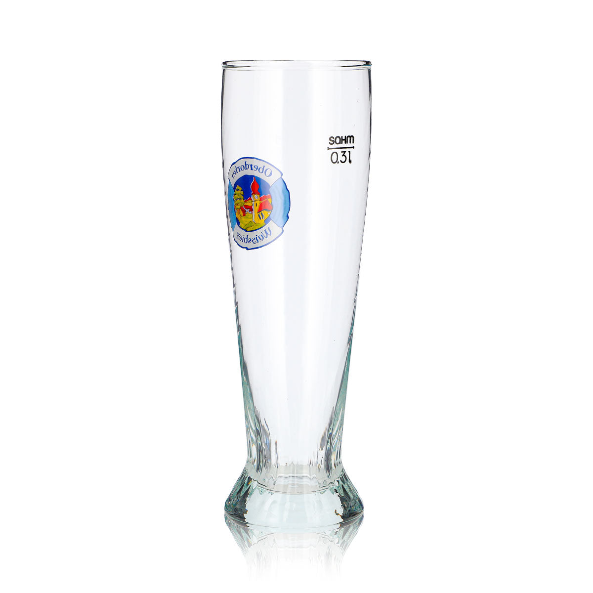 Lot de 6 verres à bière Oberdorfer 0,3 l, bière blanche, motif en relief « Sahm » (lot de 6) – Vue 5