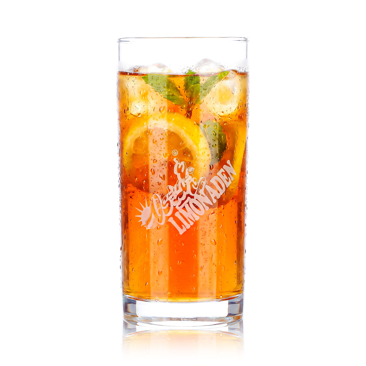 6 verres à jus Osta de 0,2 l, logo Osta blanc, limonades Osta – Vue 2