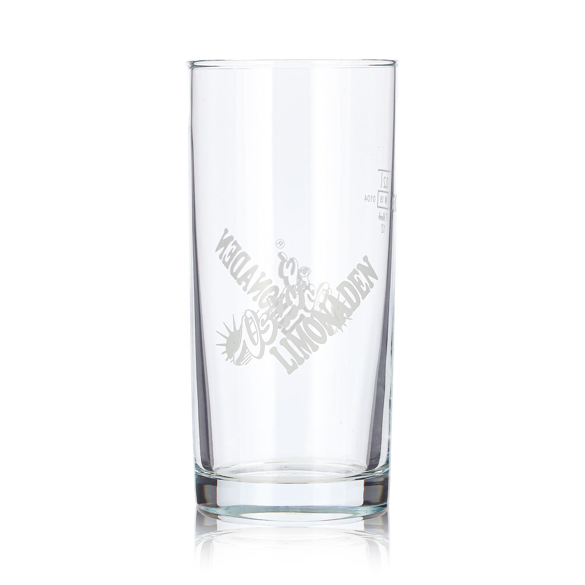 6 verres à jus Osta de 0,2 l, logo Osta blanc, limonades Osta – Vue 3