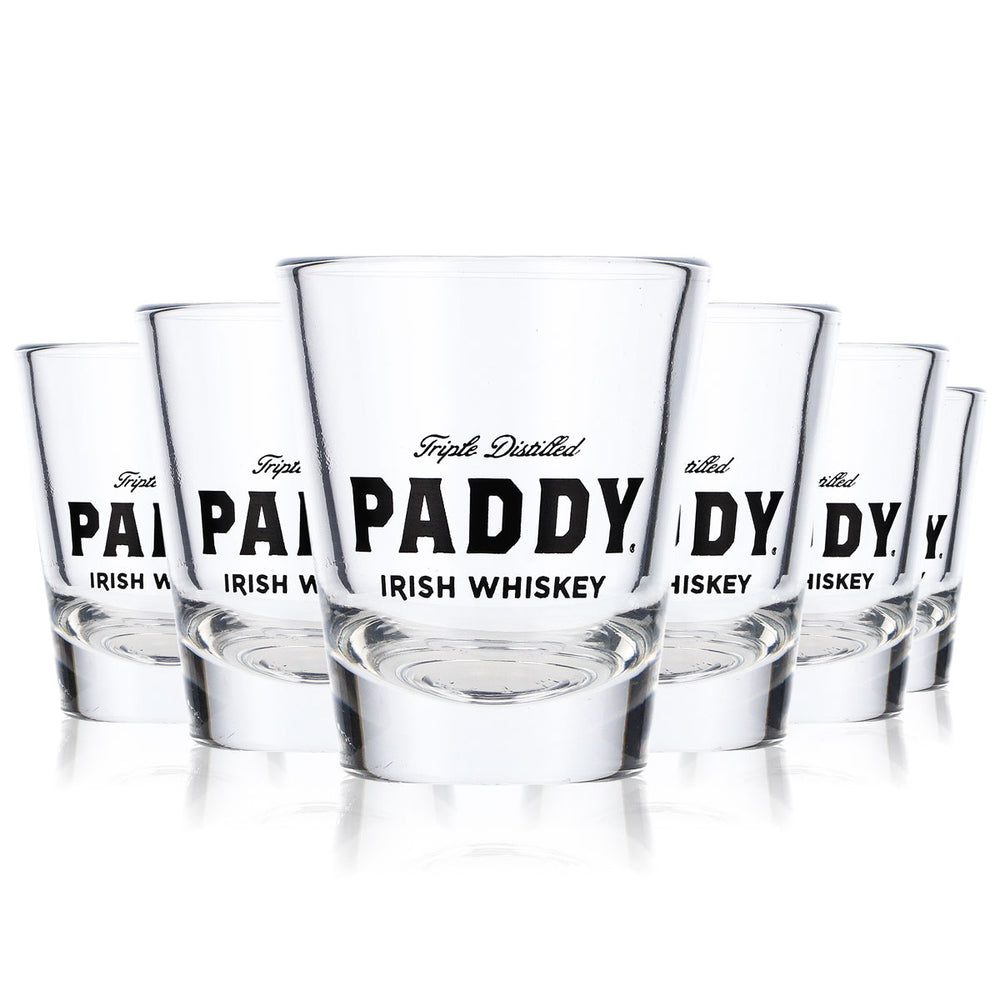 6x verre à whisky Paddy verre à shot Stamper verre à whisky court 0,052 l