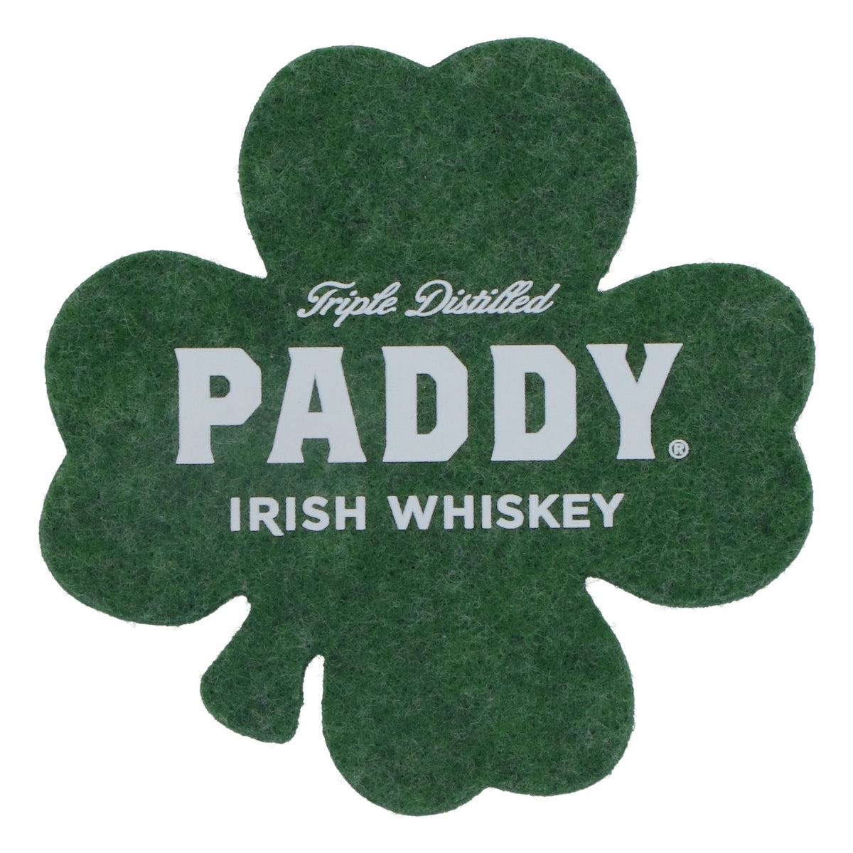 6x sous-verres Paddy Whisky Sous-verres en feutre en forme de trèfle Vert – Vue 3
