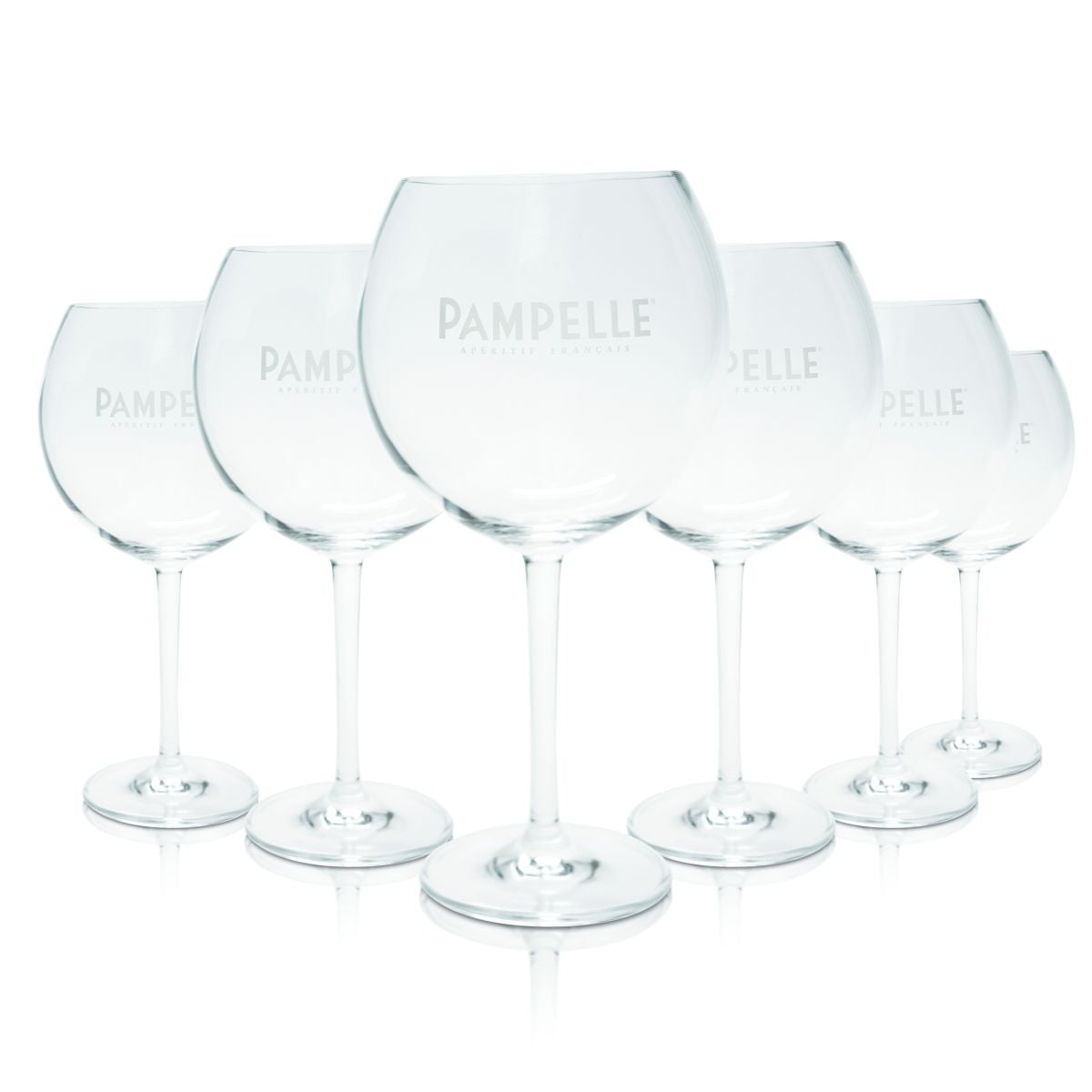 6x verres Pampelle 0,62 l Verres à pied Martini Royal Set de verres à apéritif