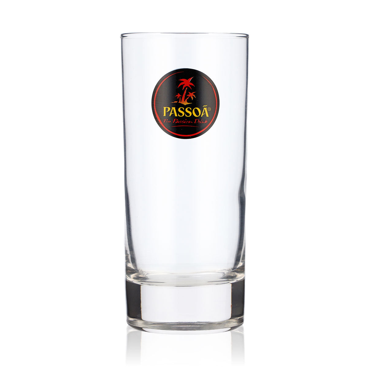 6 verres à liqueur Passoa 0,24 l Verres à long drink Cercle noir avec logo – Vue 2