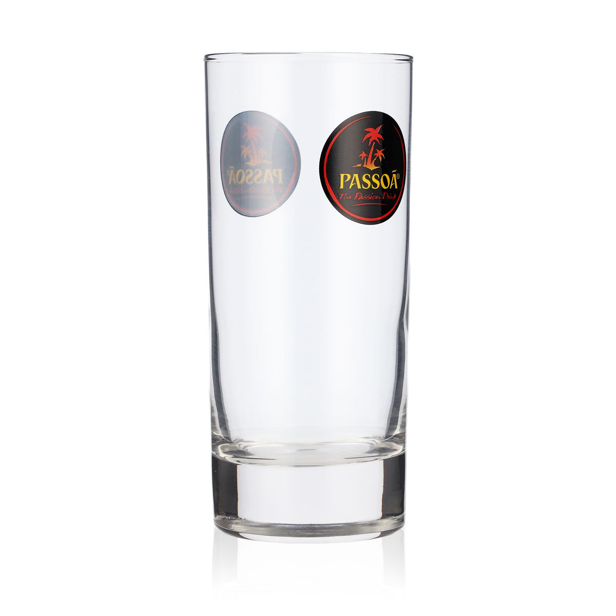 6 verres à liqueur Passoa 0,24 l Verres à long drink Cercle noir avec logo – Vue 3
