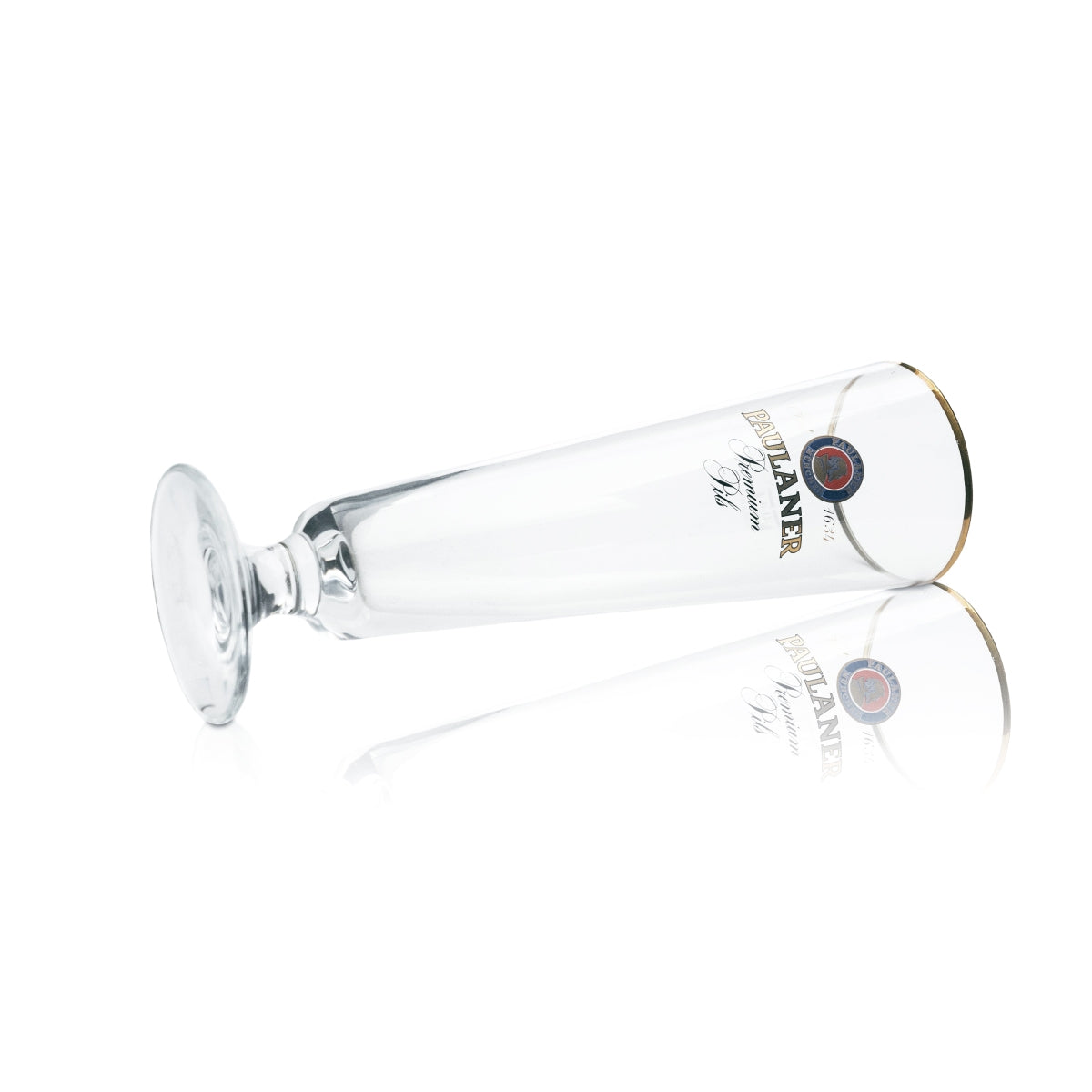 6 verres à bière Paulaner 0,4 l, forme tulipe, bord doré, verres à pils, brasserie gastronomique, bar – Vue 5