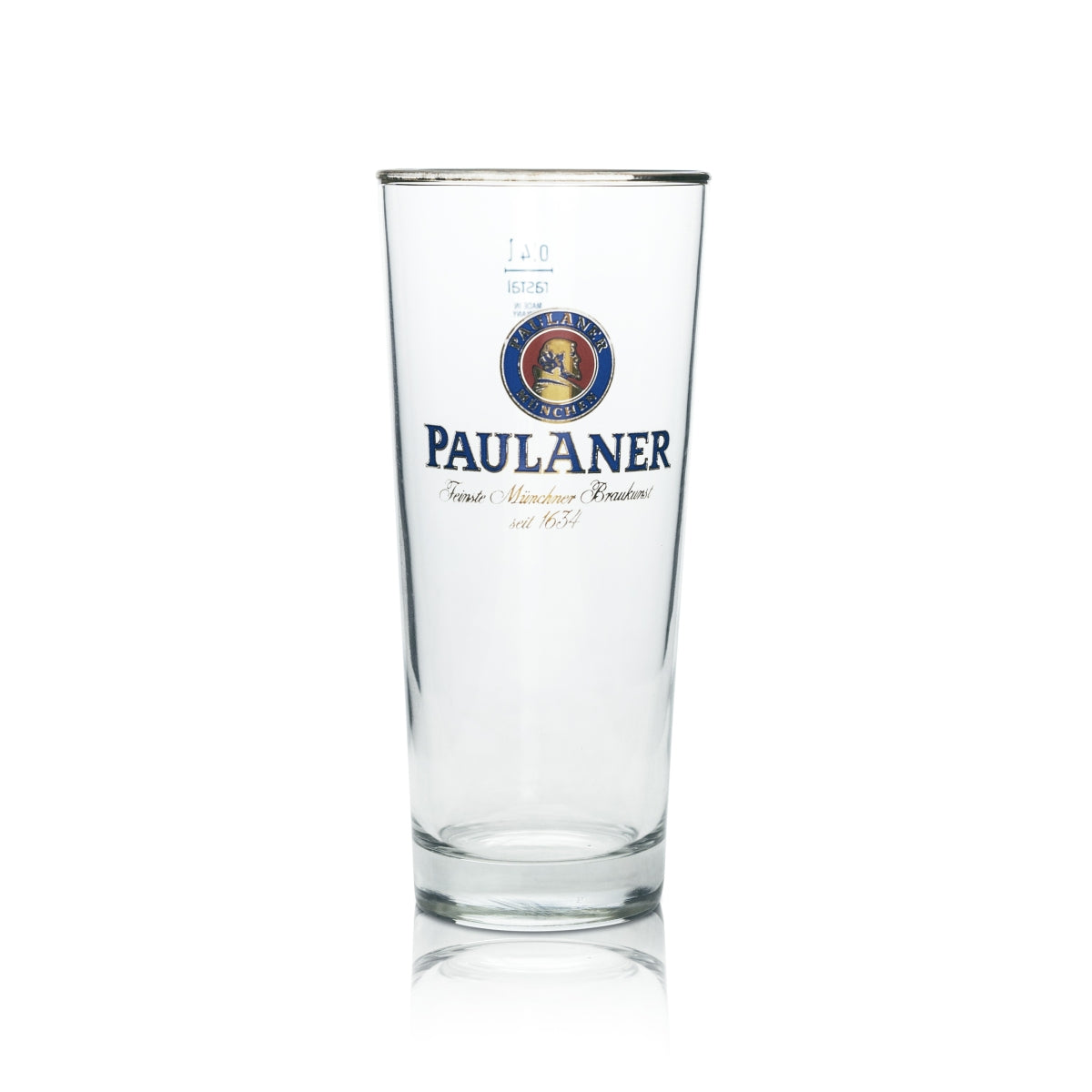 6 verres à bière Paulaner 0,4 l Willi Becher Rastal Pint Gläser Helles Brauerei Beer München – Vue 2
