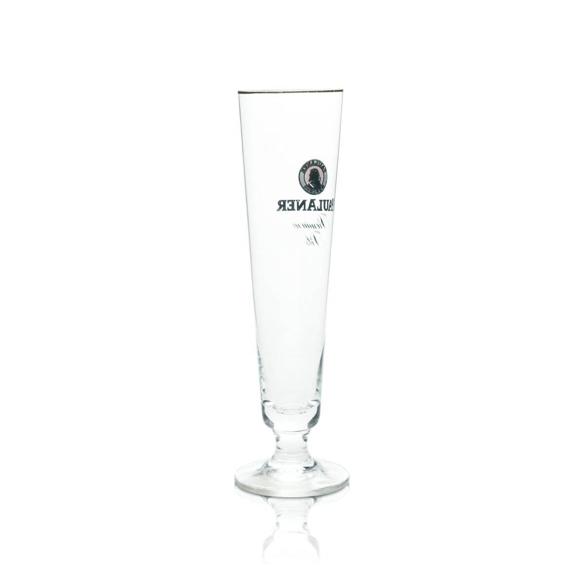 6 verres à bière Paulaner 0,3 l, bord doré, coupe Rastal, tulipe, pils blonde – Vue 3