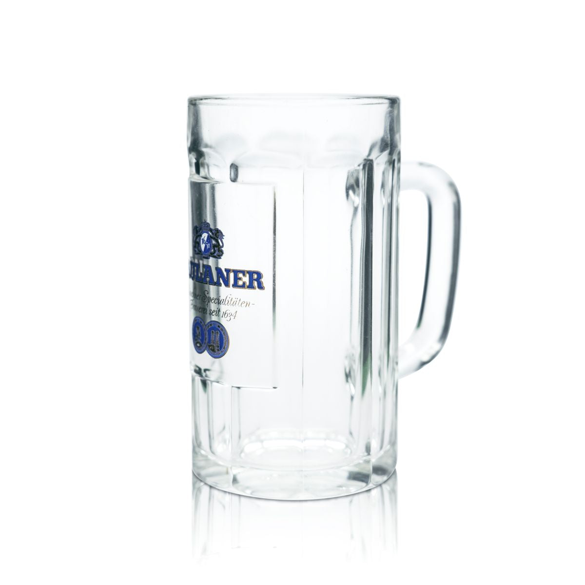 6x Paulaner Verre à bière 0,4l Contour Chope à bière Humpen Seidel Set de verres de brasserie – Vue 3