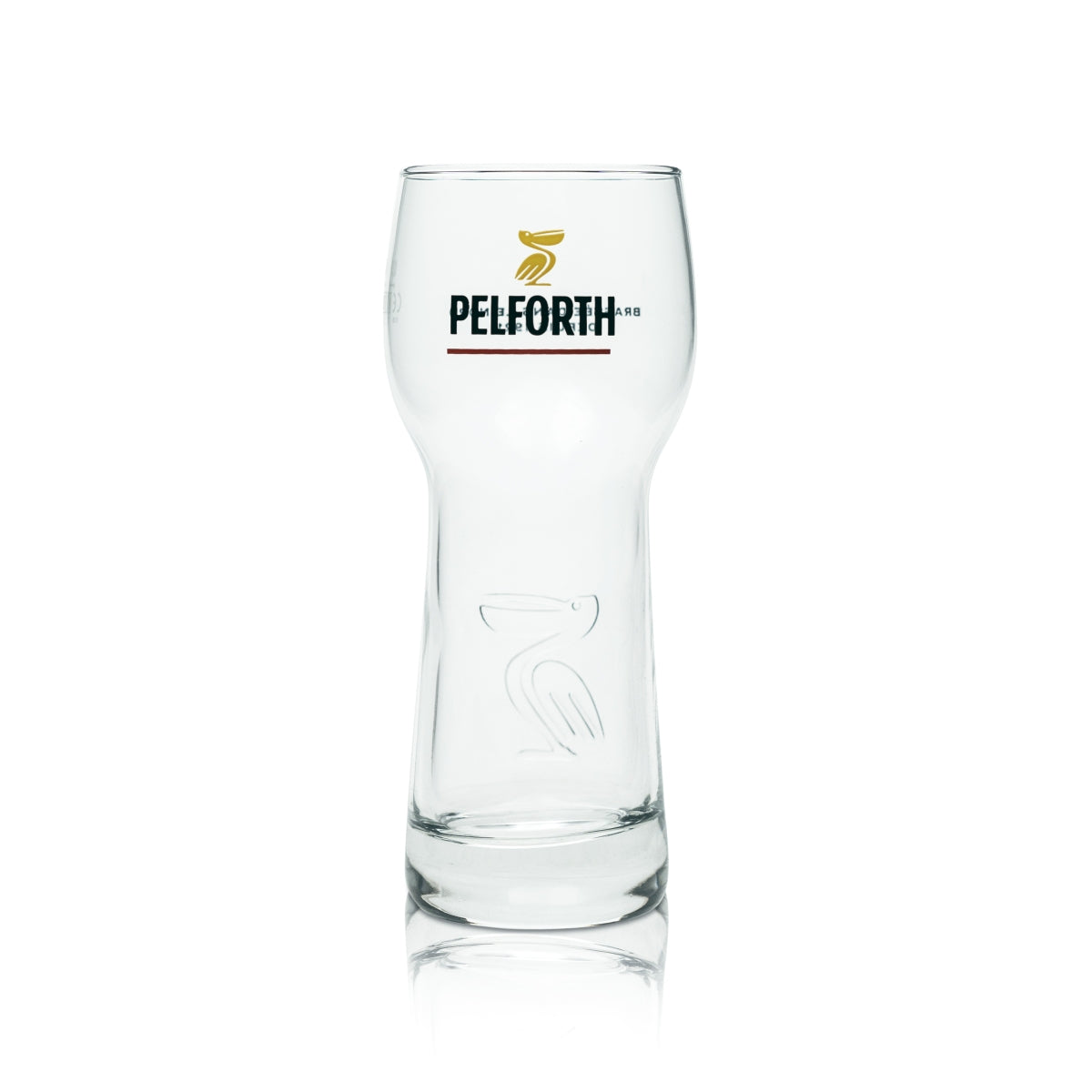 6 verres à bière Pelforth 0,33 l avec relief Pélican Brasserie France Beer Verre – Vue 2