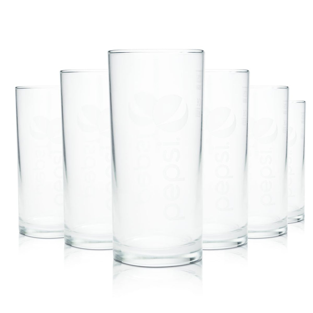 6 verres Pepsi 0,25 l Verres à boissons gazeuses Verres Willibecher Verres à limonade, cola, eau