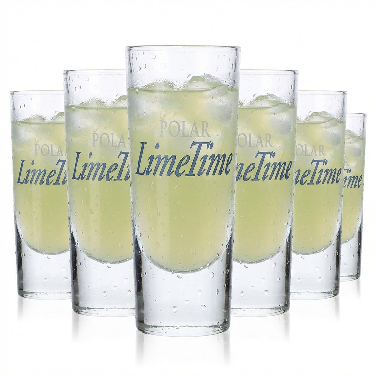 6 verres à vodka Polar Vodka 2 cl/4 cl Verre à long drink « Lime Time » Rastal