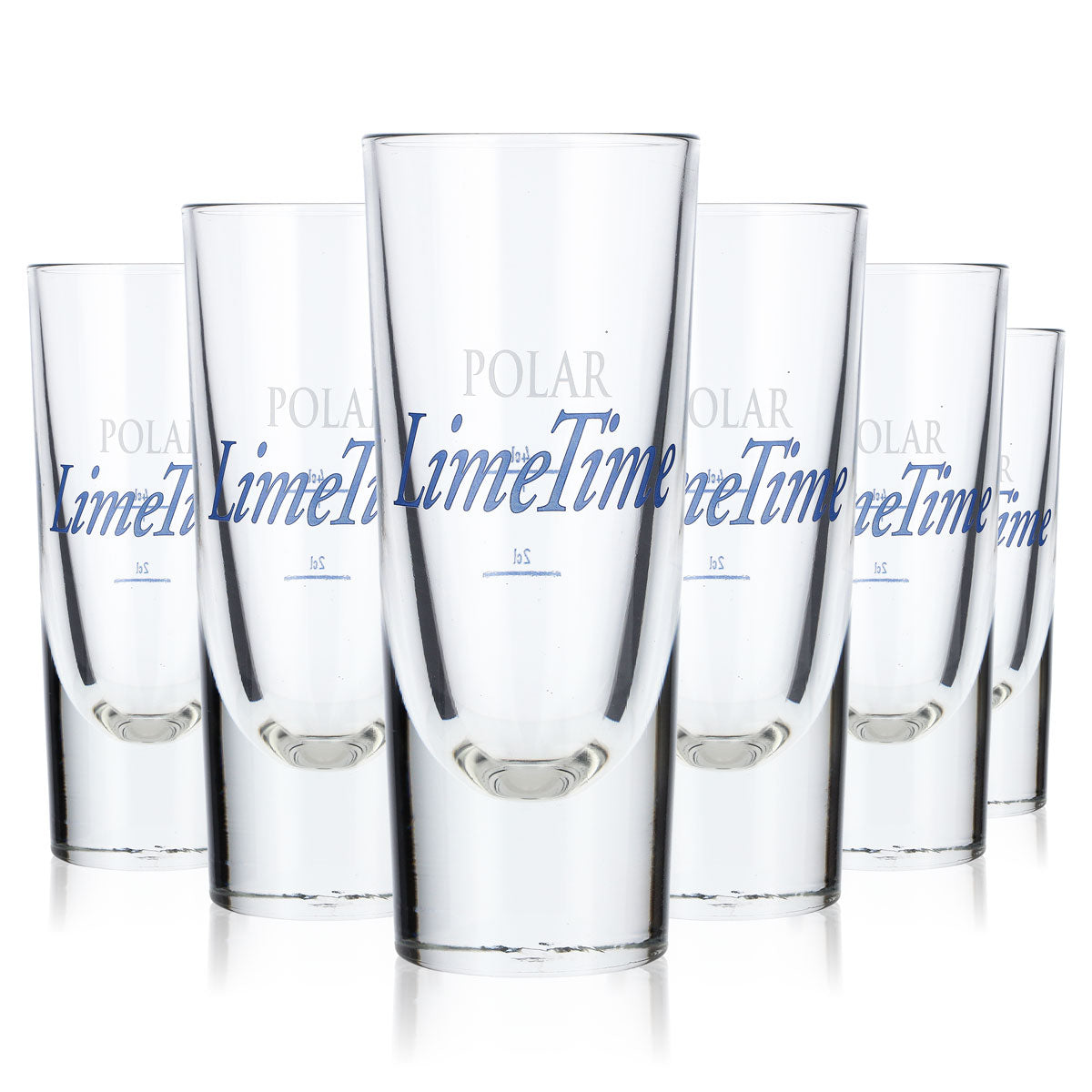 6 verres à vodka Polar Vodka 2 cl/4 cl Verre à long drink « Lime Time » Rastal – Vue 5