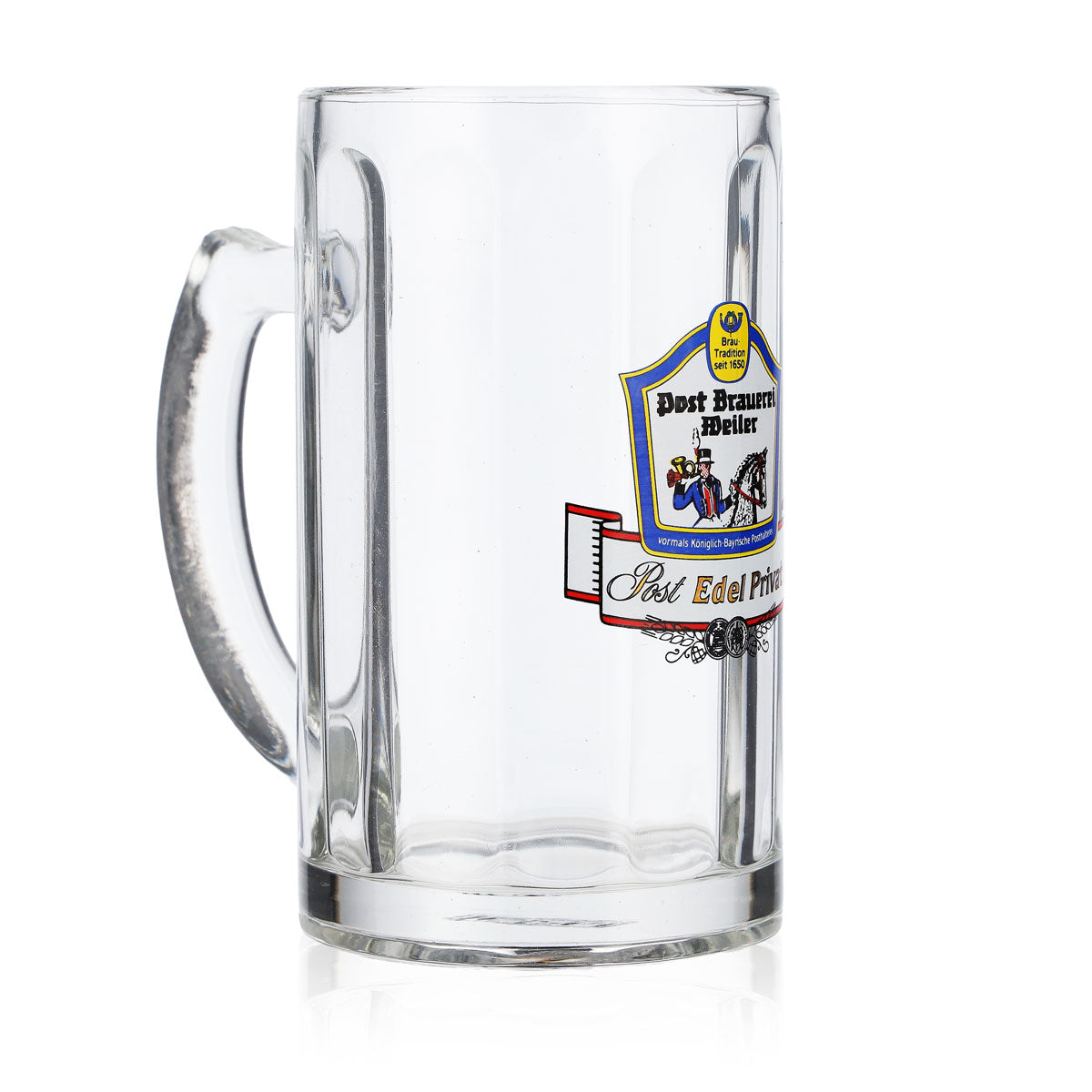 6 verres à bière Post Brauerei Weiler 0,25 l Krug Seidel Rastal Glückauf – Vue 3