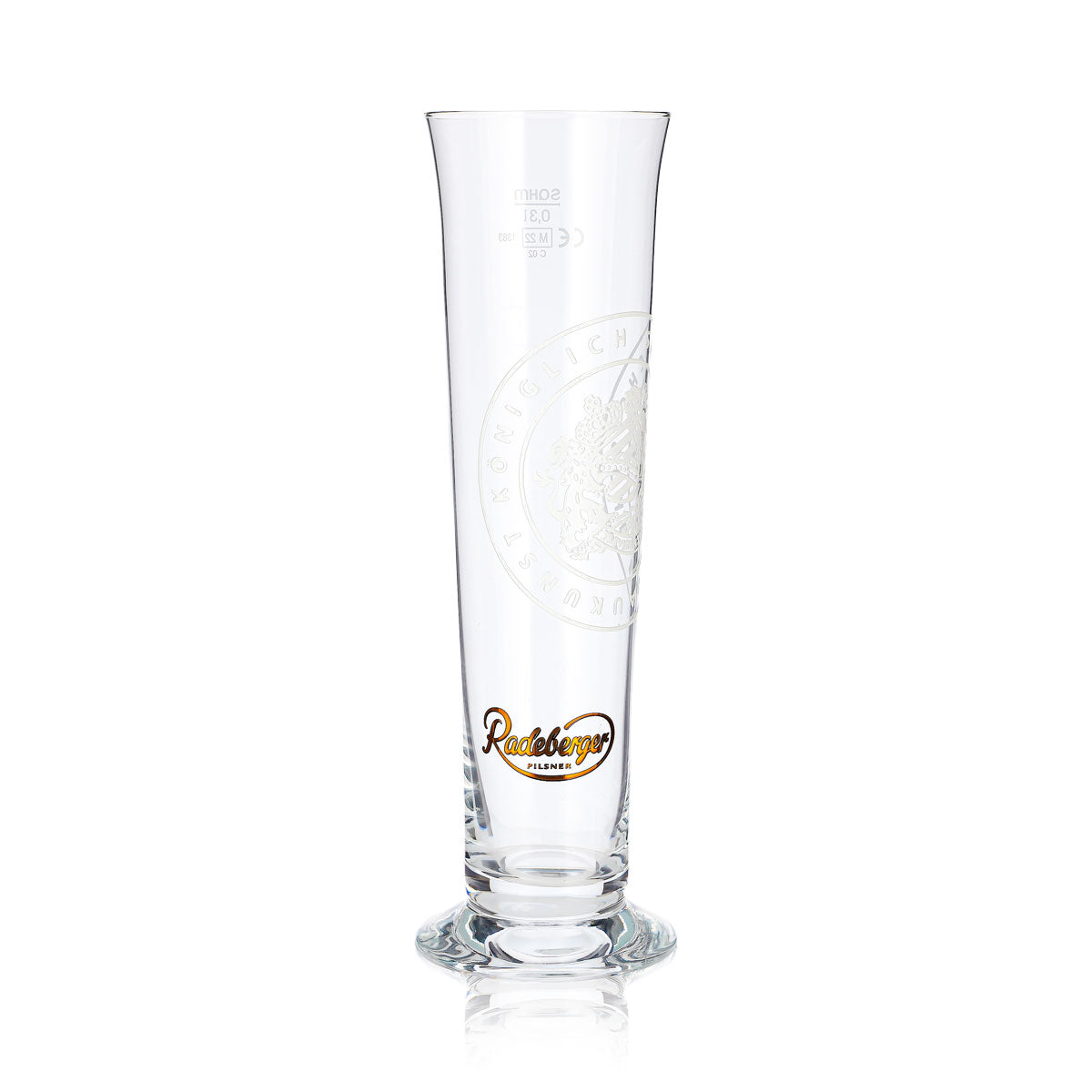 Lot de 6 verres à bière Radeberger de 0,3 l, modèle « Pokal Sahm », « L'art brassicole royal saxon » (lot de 6) – Vue 3