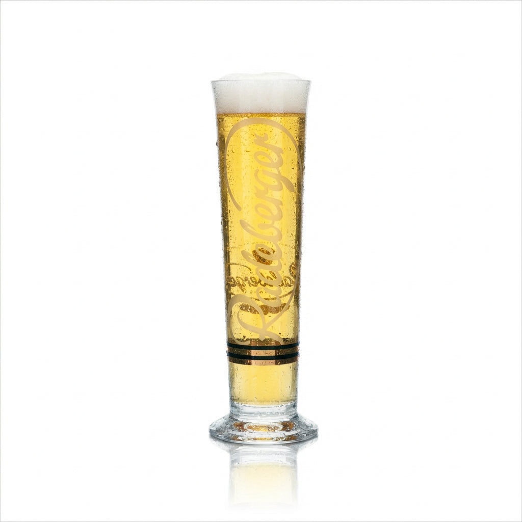 6 verres à bière Radeberger 0,3 l, forme tulipe, scène de bière, verres à pils, gastronomie – Vue 3