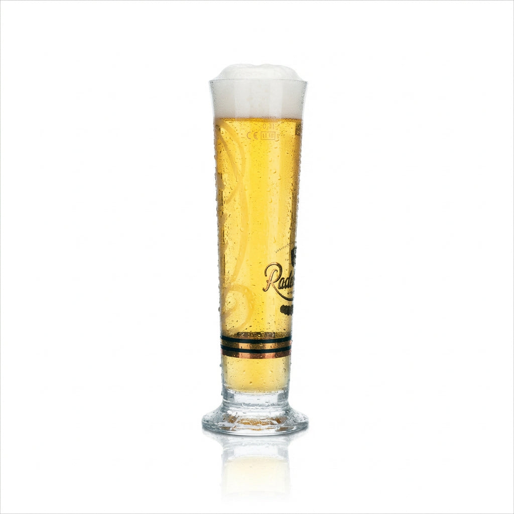 6 verres à bière Radeberger 0,3 l, forme tulipe, scène de bière, verres à pils, gastronomie – Vue 4